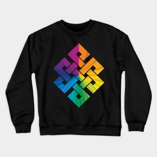 Endless Rainbow Knot Crewneck Sweatshirt